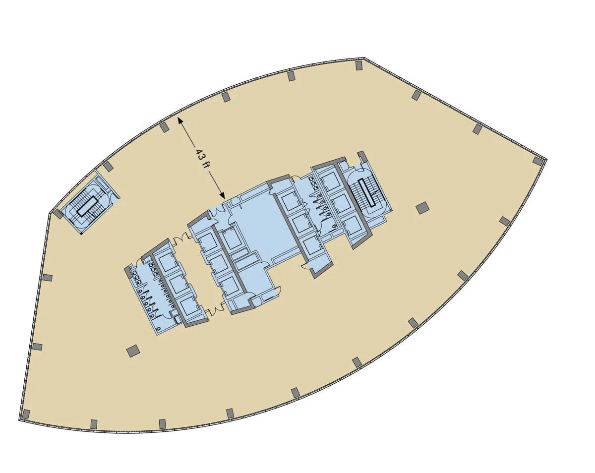 Two Horizon Center, floor plan 1