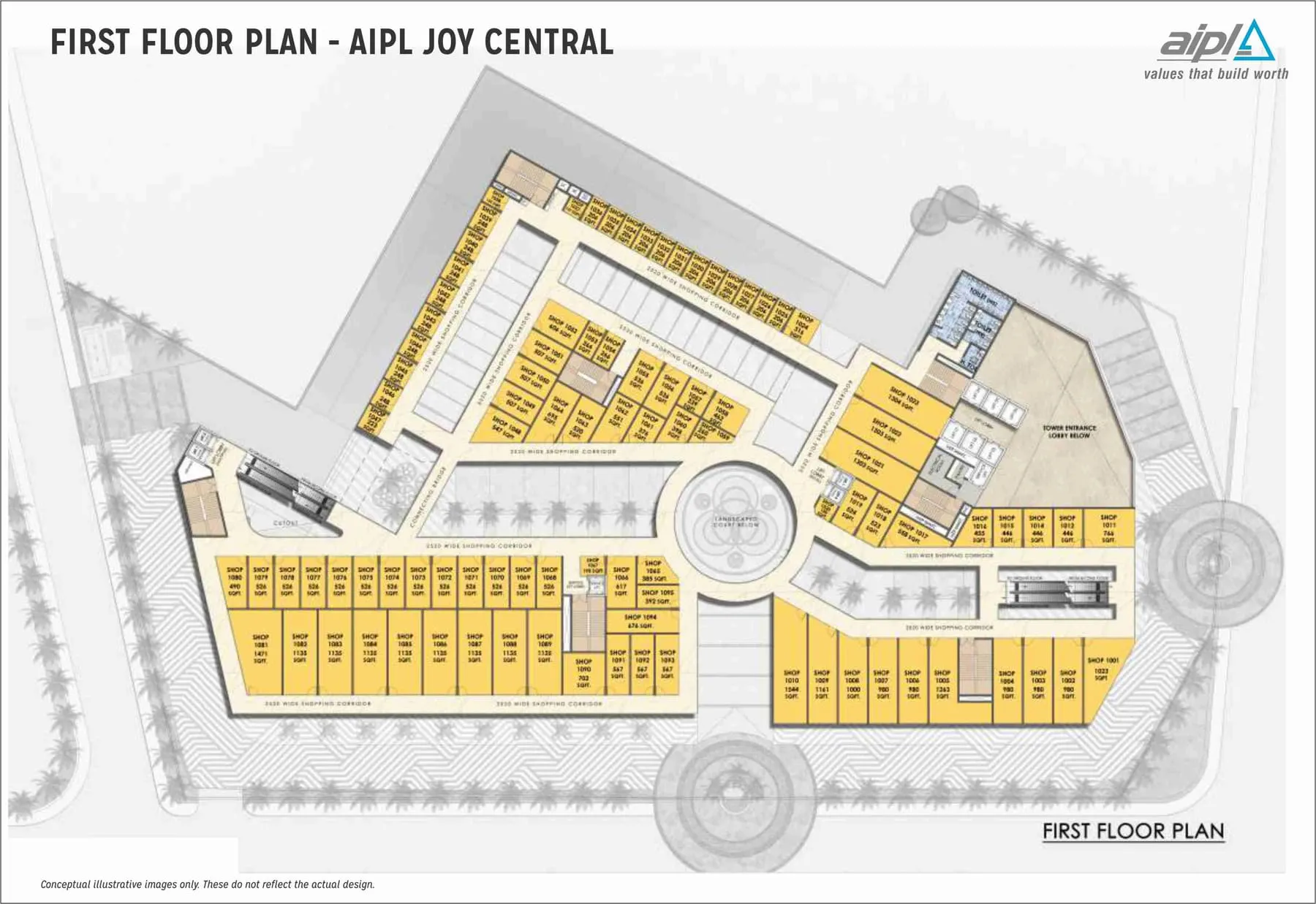 AIPL Joy Central, floor plan 1