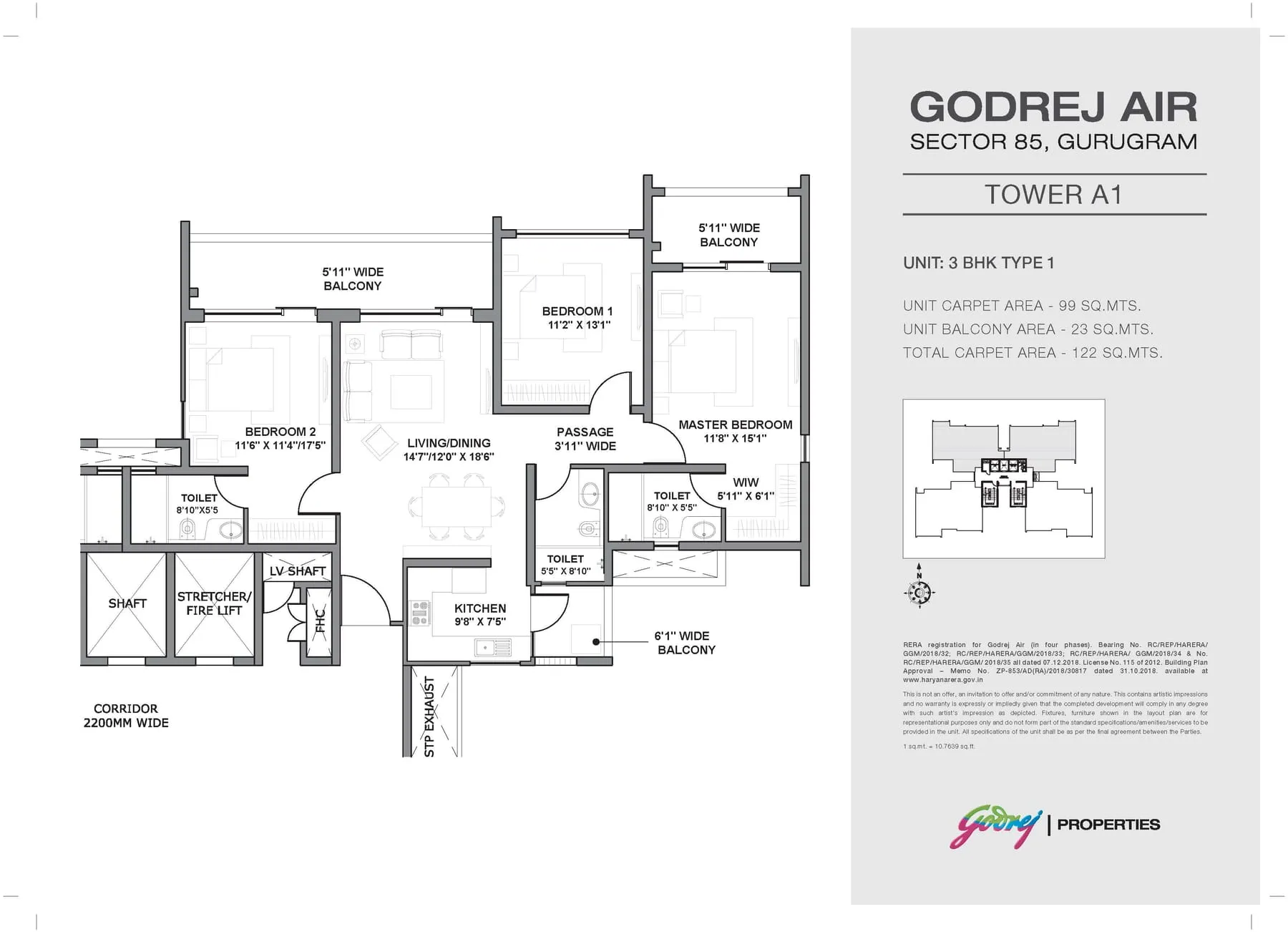 Godrej Air, floor plan 2