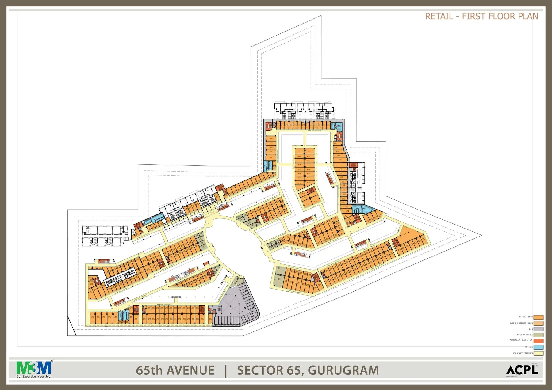 M3M 65th Avenue, floor plan 2