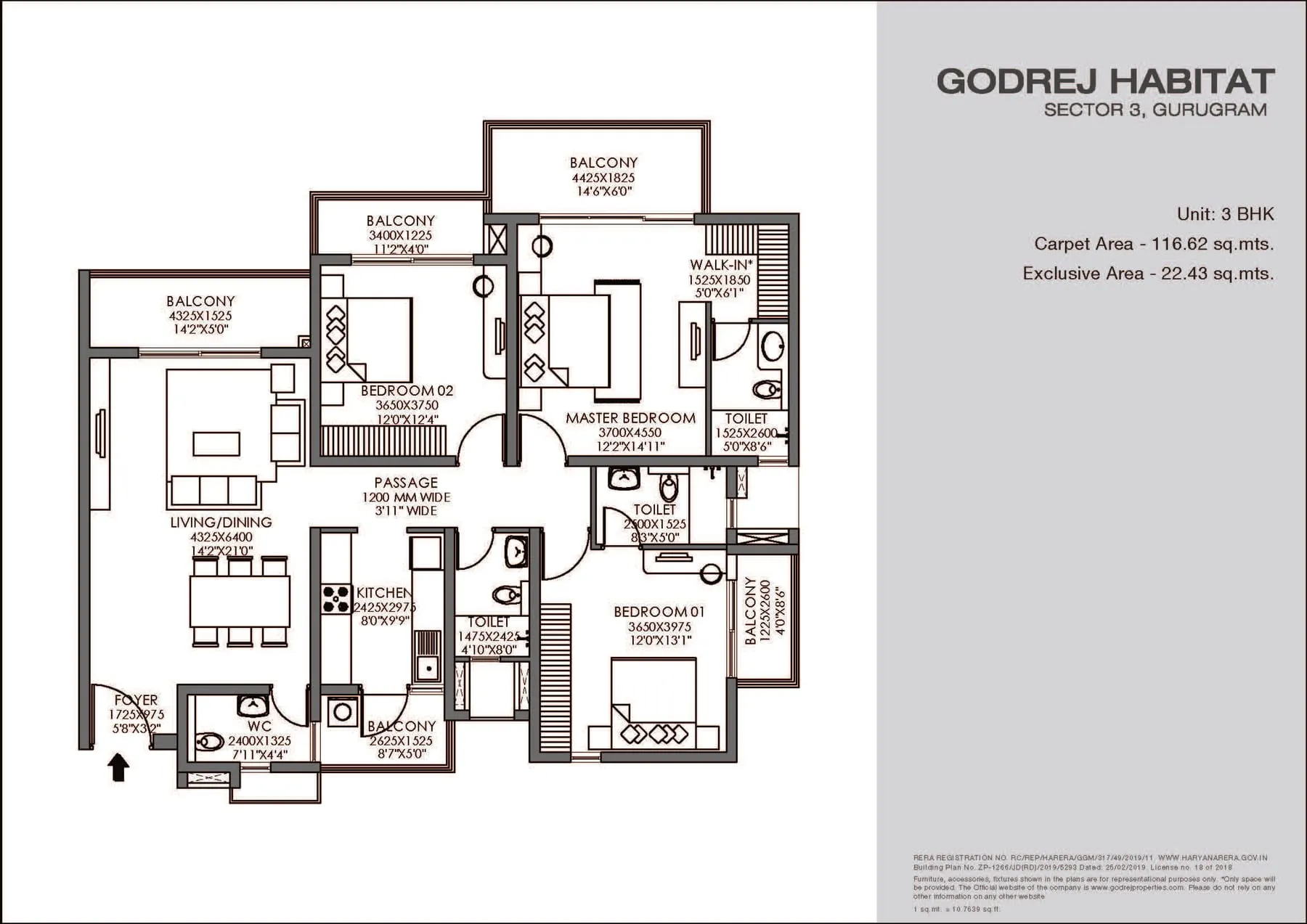 Godrej Habitat, floor plan 2