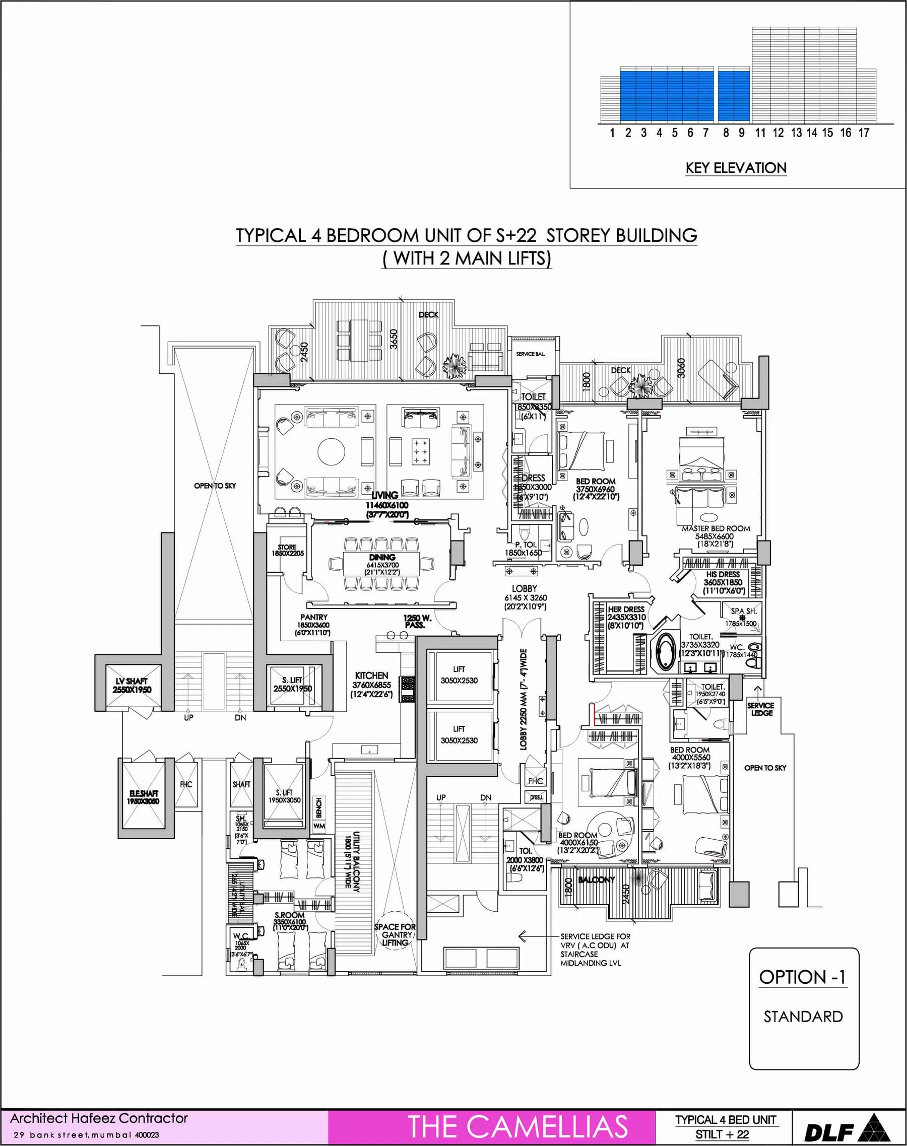 DLF The Camellias, floor plan 2
