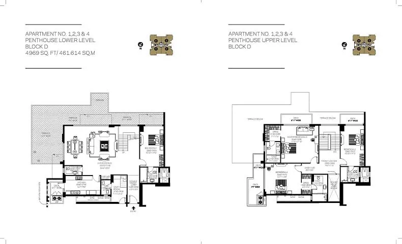 DLF The Crest, floor plan 3