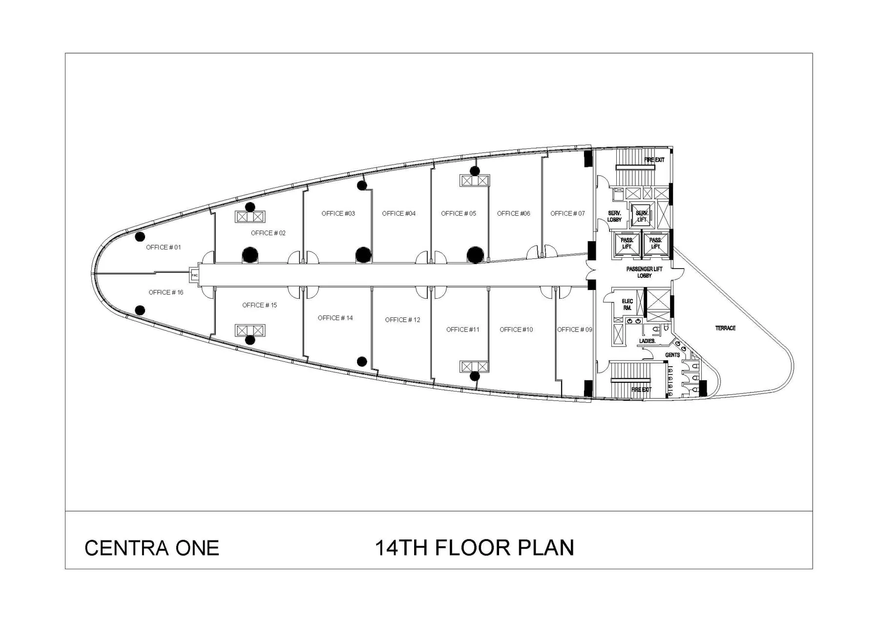BPTP Centra One, floor plan 3