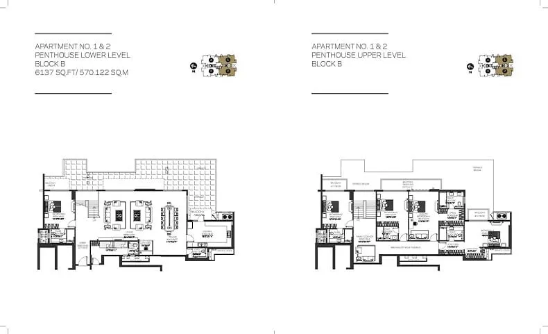 DLF The Crest, floor plan 4