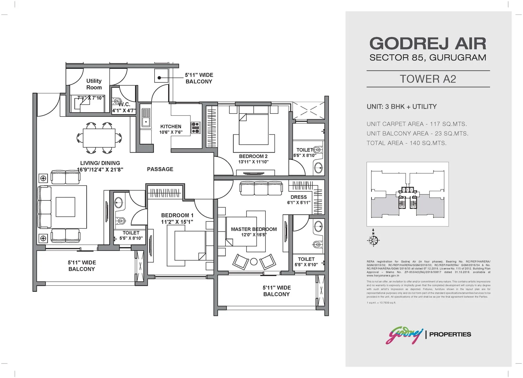Godrej Air, floor plan 4