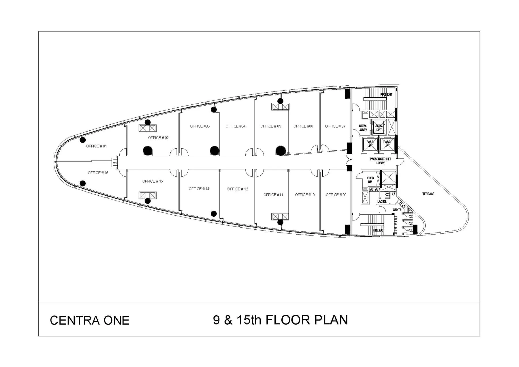 BPTP Centra One, floor plan 4