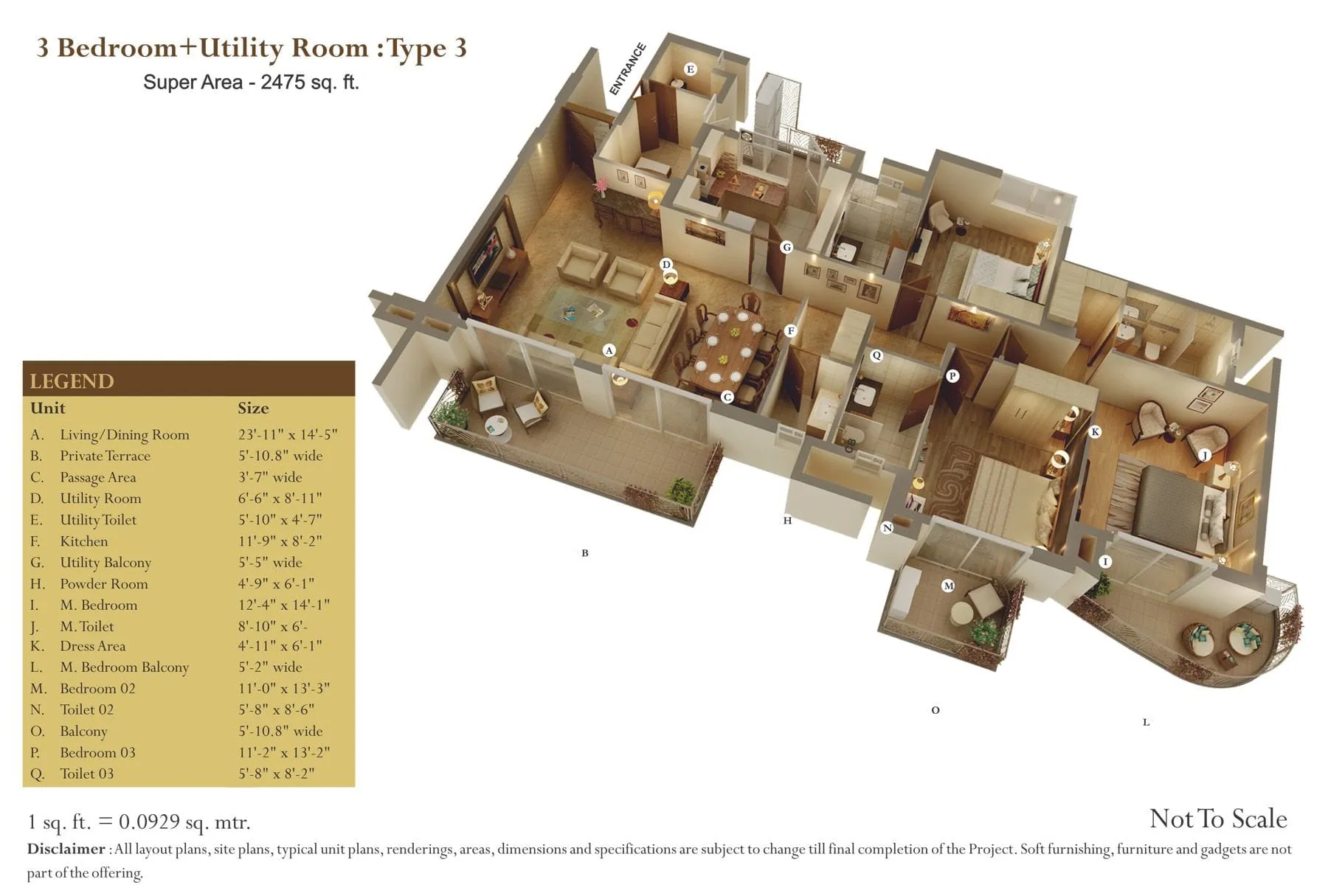 AIPL The Peaceful Homes, floor plan 5