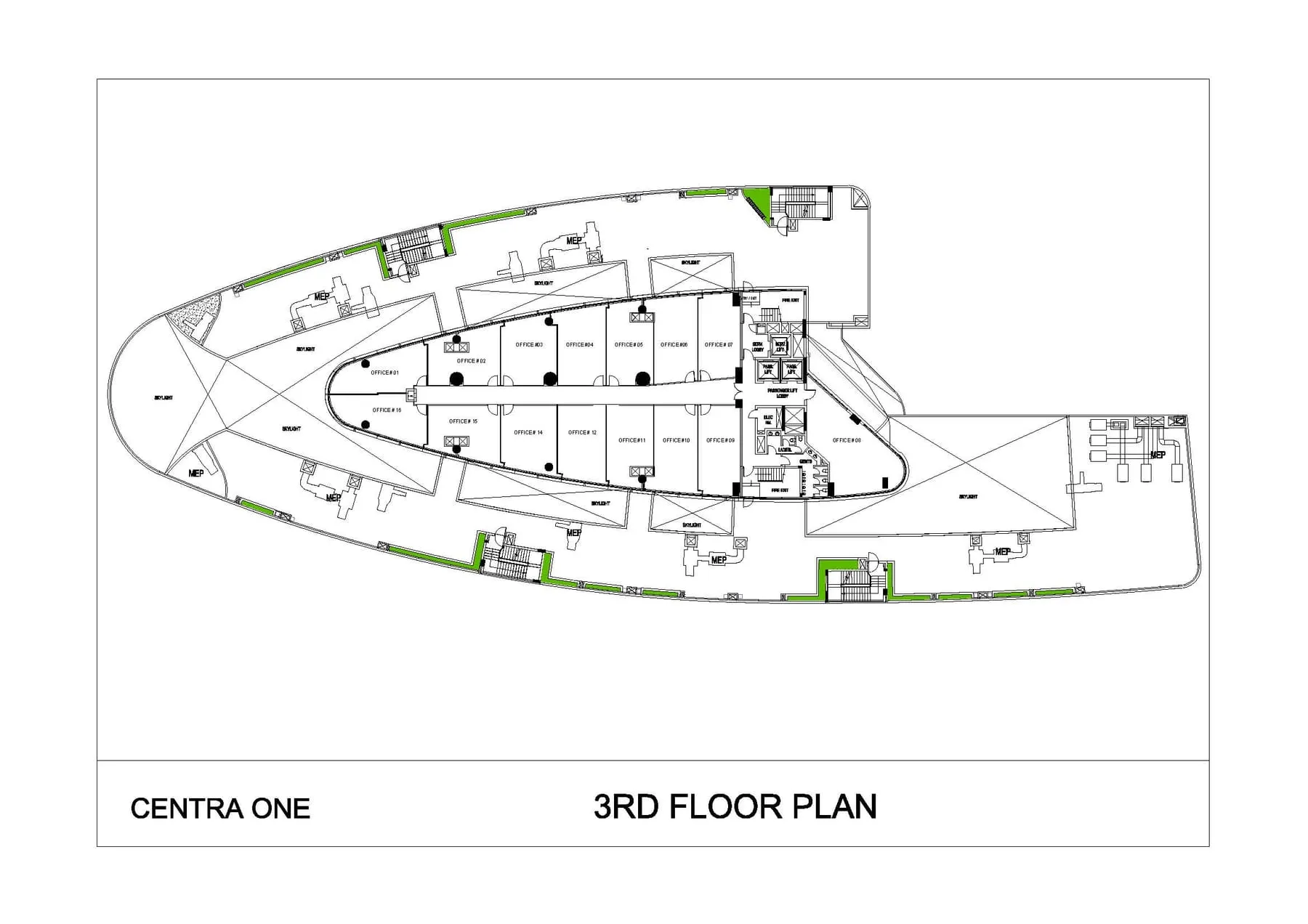 BPTP Centra One, floor plan 5