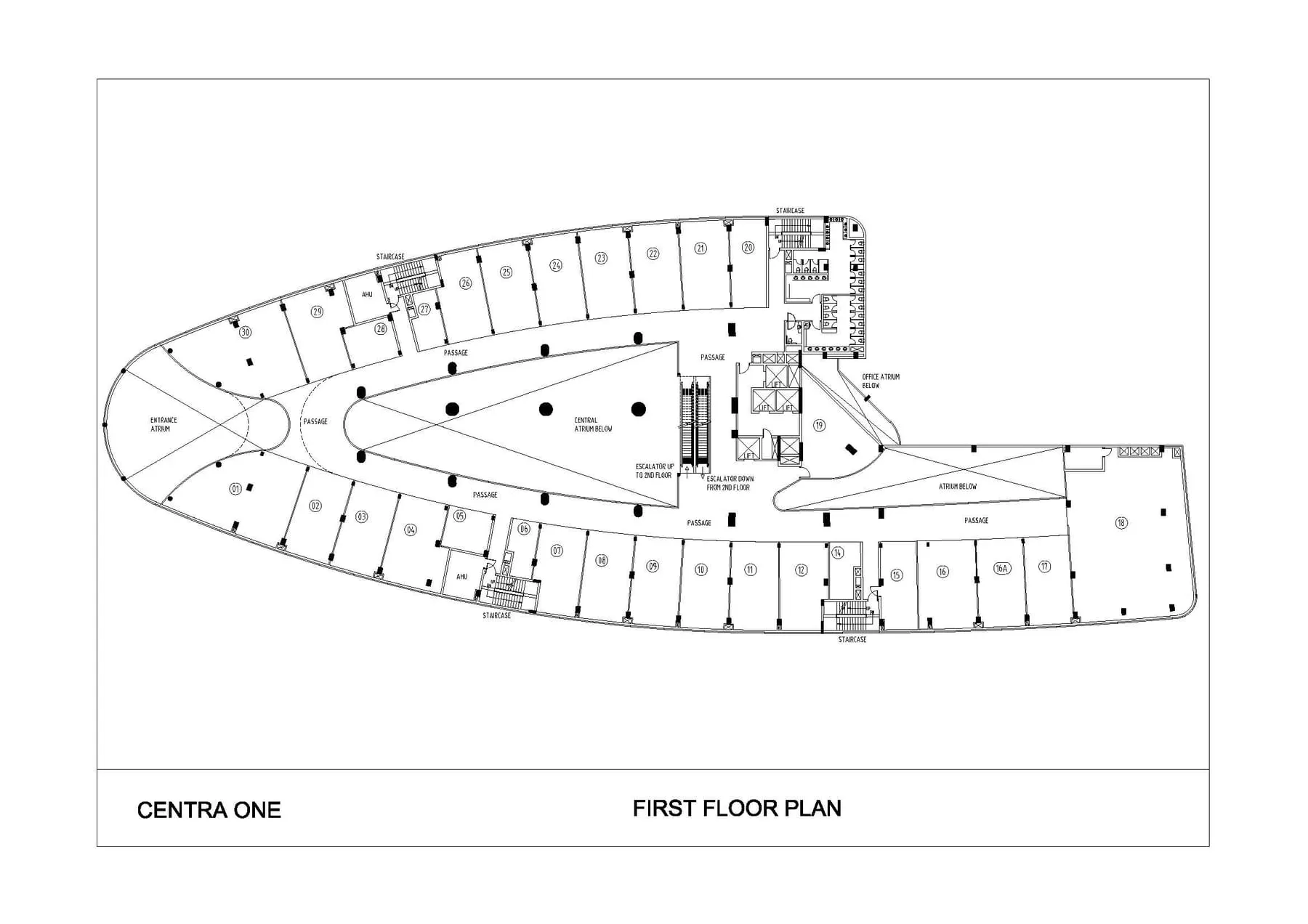 BPTP Centra One, floor plan 6