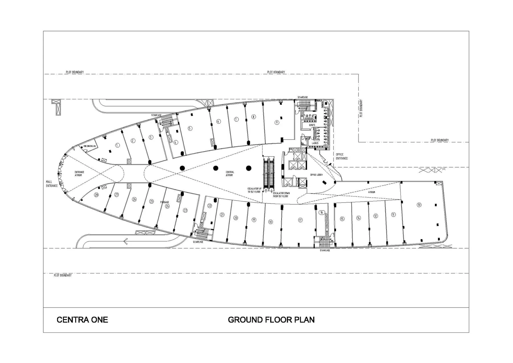 BPTP Centra One, floor plan 7