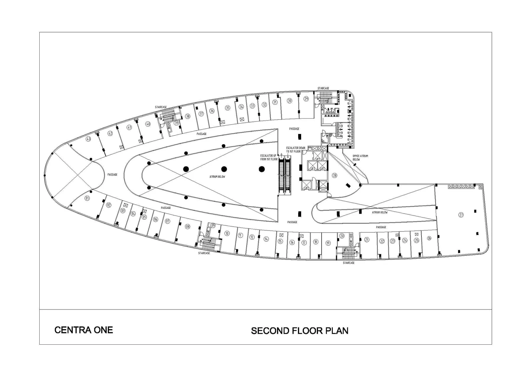 BPTP Centra One, floor plan 8